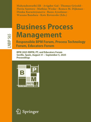 cover image of Business Process Management